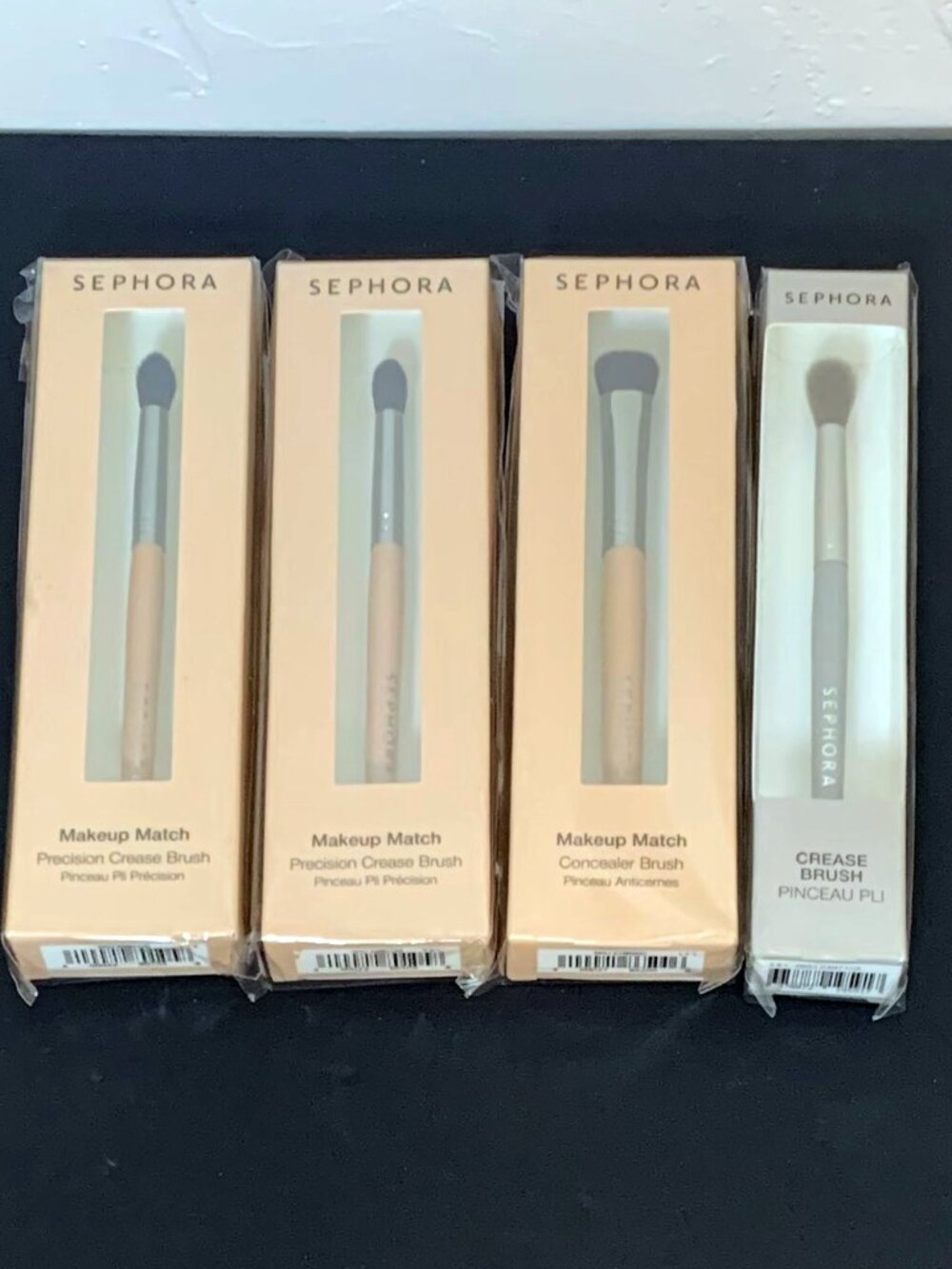 4 Pack Sephora MakeUp Match Brush Crease Concealer Precision Crease NIB